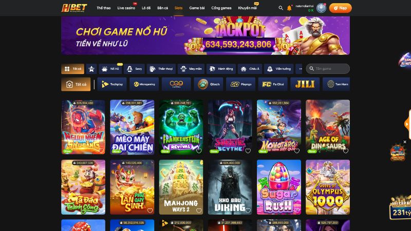 Giới thiệu về Game Slot HBET