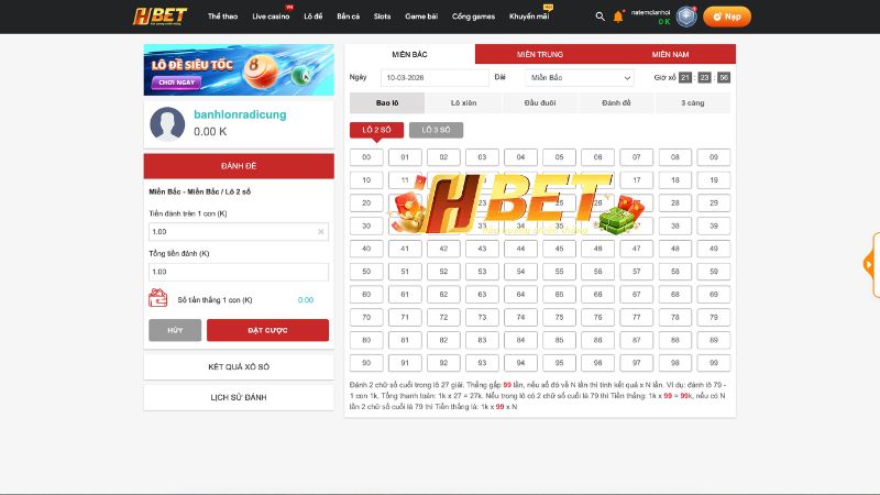 Lý do lô đề HBET được người chơi yêu thích