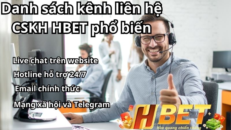 Danh sách kênh liên hệ HBET mới nhất Danh sách kênh liên hệ HBET mới nhất